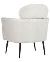 Fabric Armchair White SOBY_875198