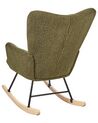Boucle Rocking Chair Dark Green OULU_914743