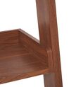 Rebríkový regál s 5 policami tmavé drevo MOBILE TRIO_820950