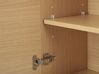 Mueble de baño madera clara/plateado 40 x 132 cm MATARO_788584