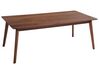 Jedálenský stôl 200 x 100 cm tmavé drevo MADOX_211825