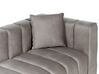 Right Hand Velvet Chaise Lounge Taupe LANNILS_892383