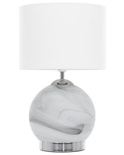 Pöytävalaisin lasi valkoinen UELE