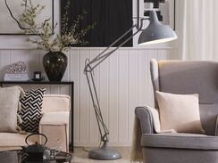 Lattiavalaisin metalli harmaa PARANA