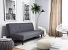 Fabric Sofa Bed Dark Grey VISBY_706888