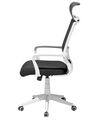 Krzesło biurowe regulowane czarno-białe LEADER_729864