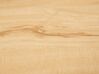 Table de chevet en rotin bois clair PEROTE_841282