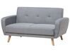 2 Seater Fabric Sofa Bed Grey FLORLI_704130