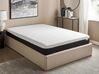 Közepes keménységű gélhab matrac levehető huzattal 140 x 200 cm SPONGY_913813