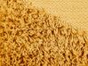 Conjunto de 2 cojines de algodón amarillo 45 x 45 cm RHOEO_840135