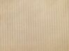Cotton Sateen Duvet Cover Set Striped Pattern 200 x 220 cm Beige AVONDALE_815162