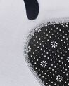 Vloerkleed polyester wit ⌀ 120 cm SIRIUS_831553