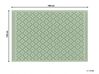 Tappeto da esterno con forme geometriche 120 x 180 cm verde chiaro THANE_766320