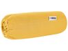 Mustársárga pamut gumis lepedő 200 x 200 cm JANBU_845274