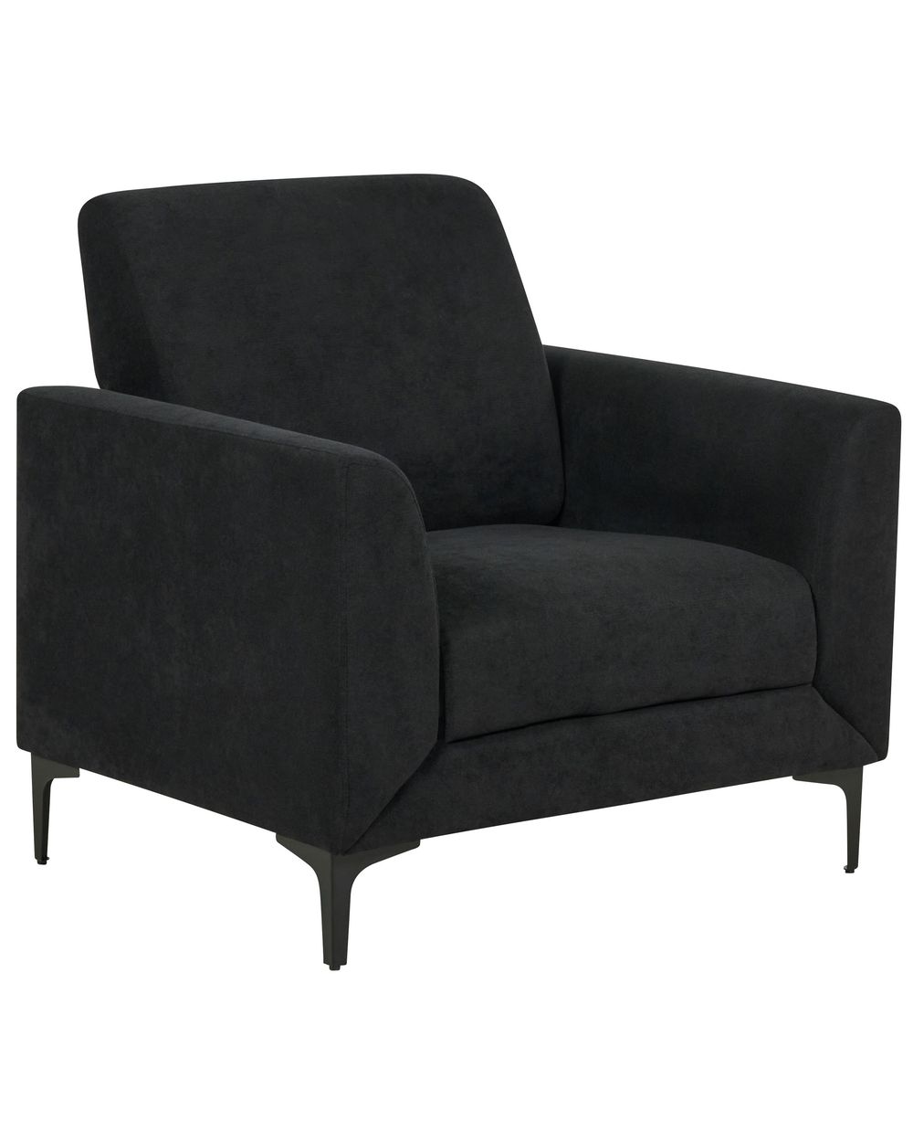 Black fabric top armchair