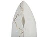 Conjunto de 2 cojines de algodón blanco crema/dorado 45 x 45 cm ALYSSUM_769227