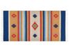 Cotton Kilim Area Rug 80 x 150 cm Multicolour TARONIK_869880