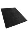 Teppich schwarz 140 x 200 cm Shaggy EVREN_806017