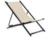 Folding Deck Chair Beige LOCRI II_857171