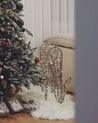 Sapin de Noël recouvert de neige artificielle 210 cm BASSIE _842724
