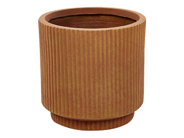 Plant Pot ⌀ 24 cm Golden Brown DARIA_871740