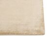 Alfombra de viscosa beige arena 80 x 150 cm GESI II_837713