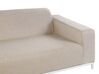 5 Seater Garden Sofa Set Beige with White ROVIGO_784673