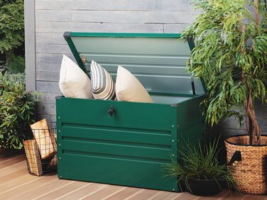 Garden Storage Box 100 x 62 cm Green CEBROSA