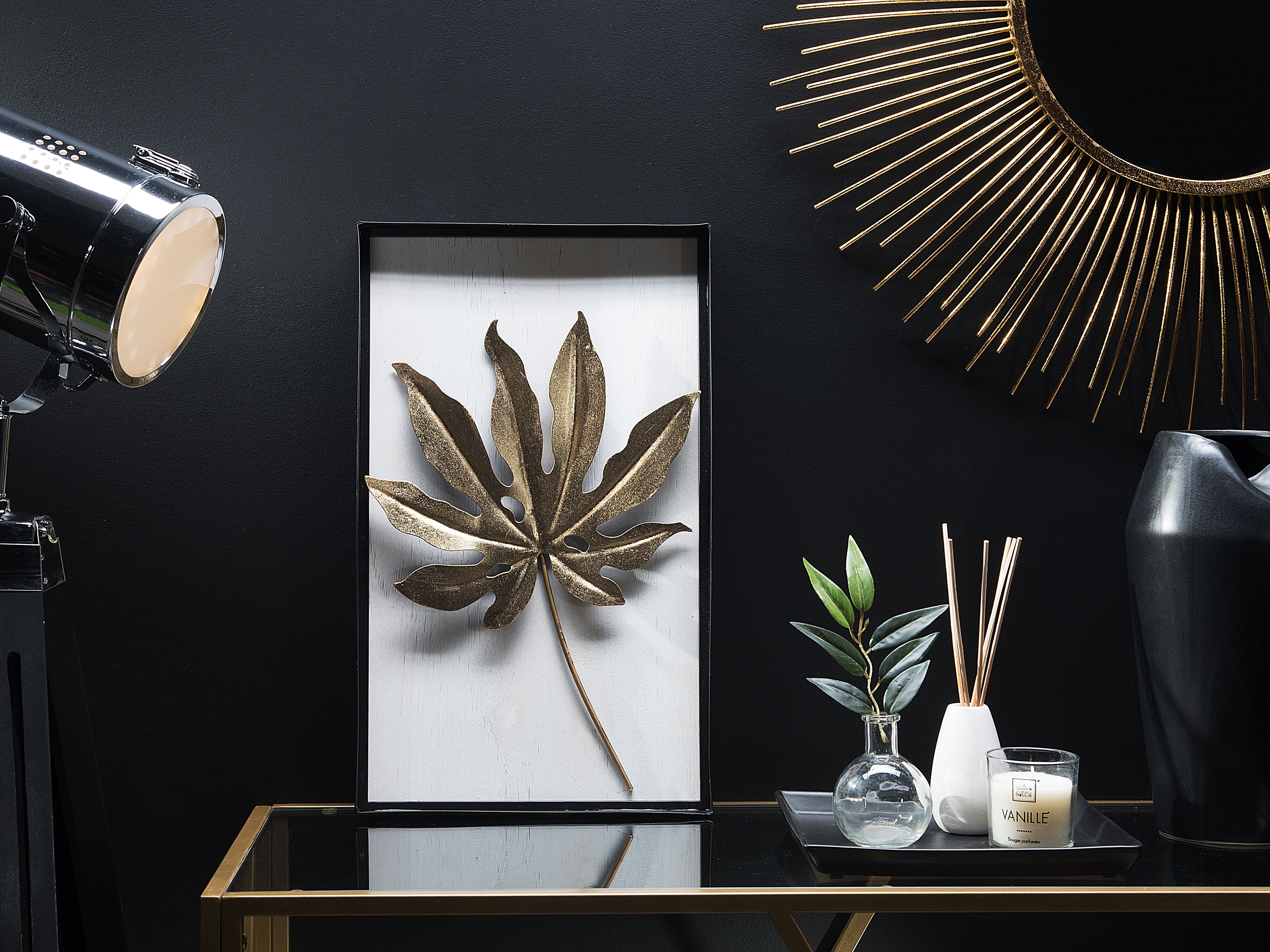 Dekoracja ścienna złota CURIUM