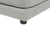 Canapé 3 places avec ottoman en tissu gris clair SIGTUNA_896554