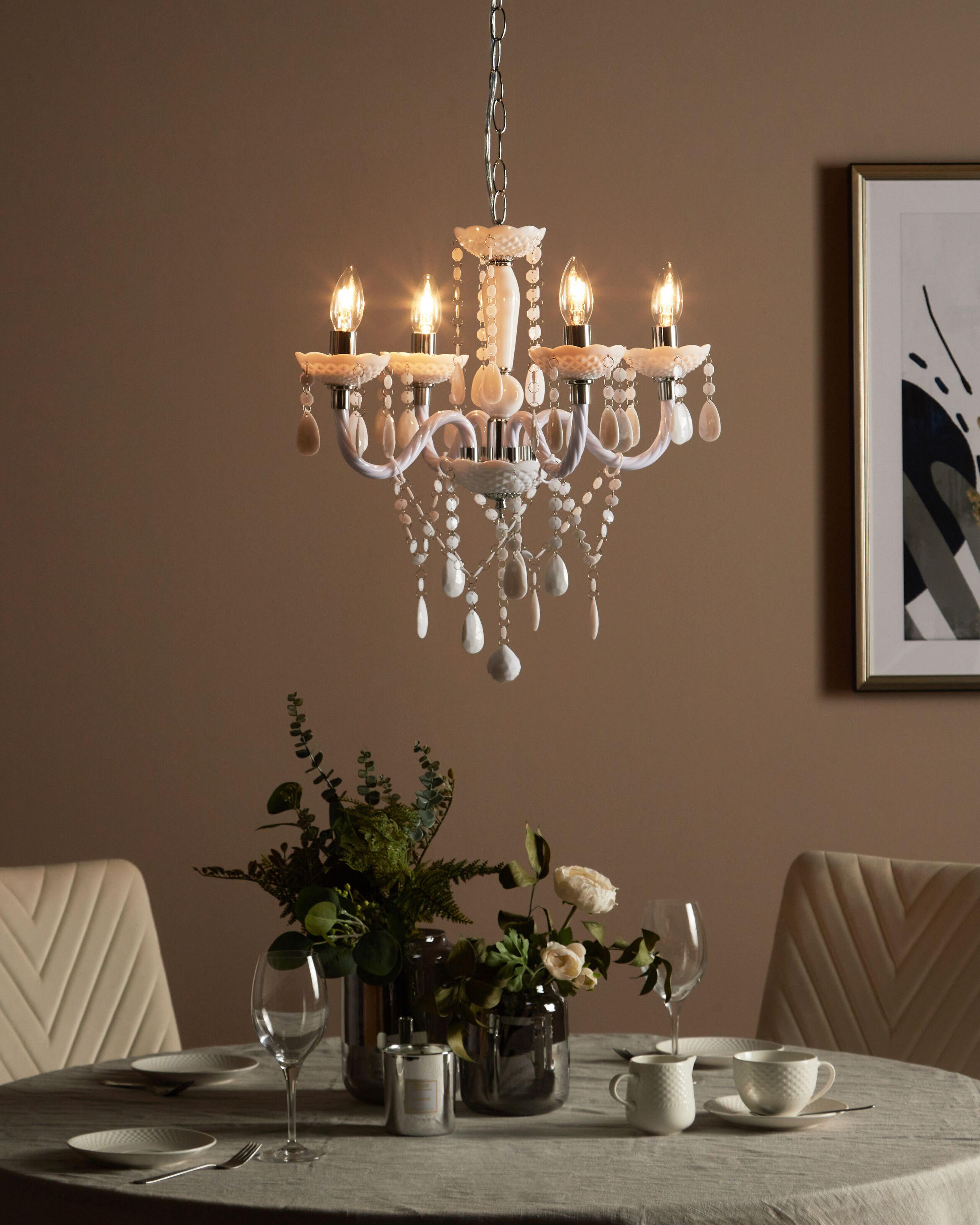 Lustre branco KALANG
