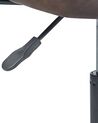 Faux Leather Desk Chair Dark Brown ALGERITA_855215