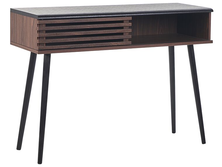 Tavolino consolle legno scuro 110 x 40 cm PERTH_832803