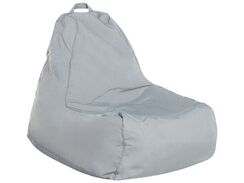 Säkkituoli selkänojalla kangas vaaleanharmaa SIESTA