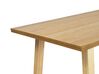 Jedálenský stôl 160 x 90 cm svetlé drevo BARNES_897129
