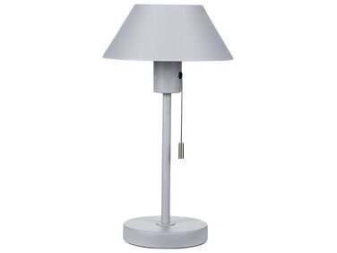 Metal bordlampe lysegrå CAPARO