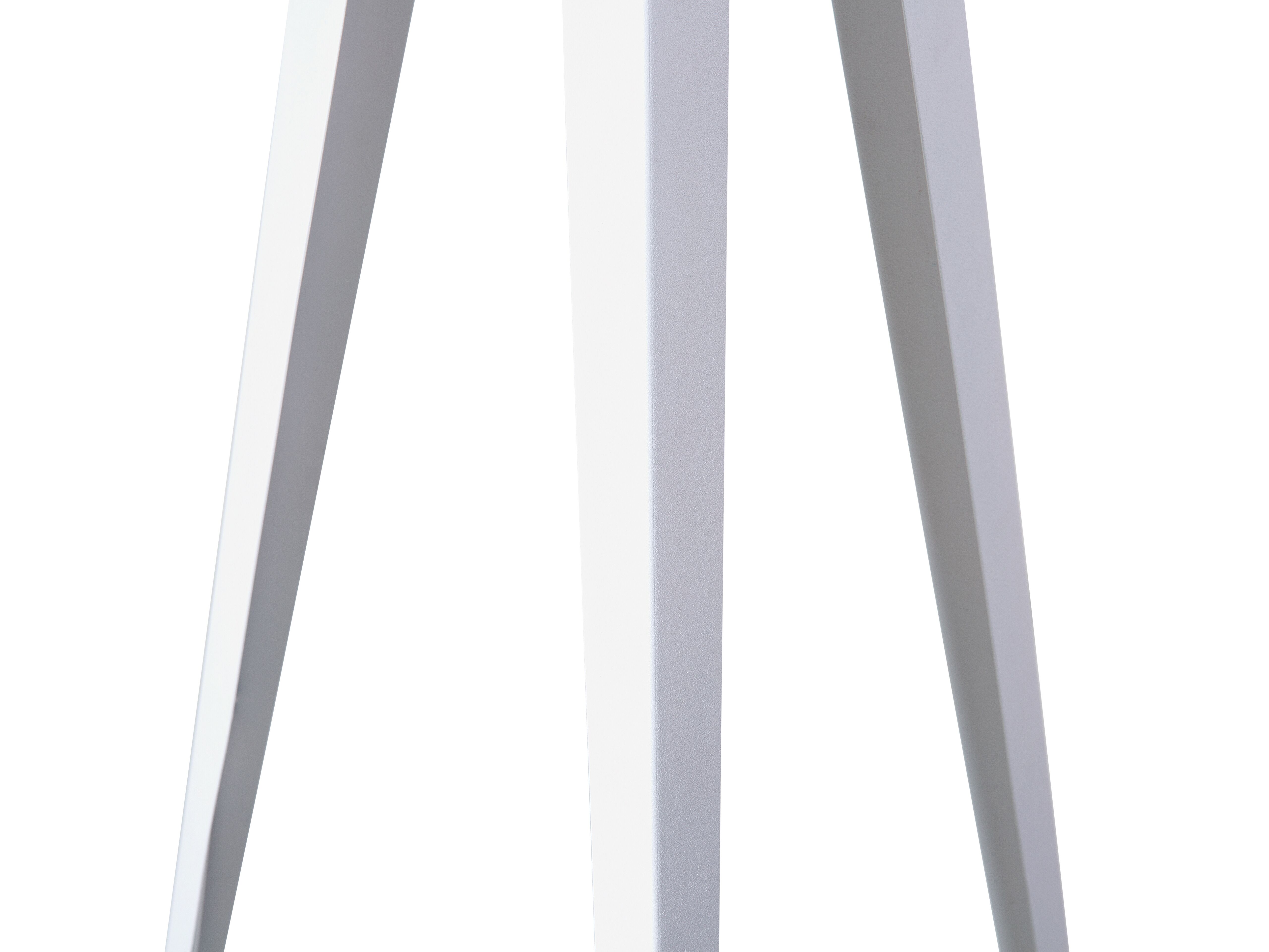 Lampa podłogowa metalowa biała STILETTO