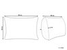 Hovedpude hvid japara bomuld 40 x 80 cm PELISTER_870220