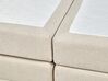 Boxspring stof beige 160 x 200 cm MINISTER_873593