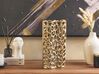 Dekoratívna kovová váza 33 cm zlatá SANCHI_823014