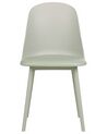 Set of 2 Dining Chairs Light Green FOMBY_902831