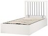 EU Single Size Ottoman Bed White ROUVILLERS_907989