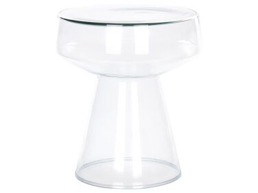 Sidebord transparent glas ø 37 cm LAGUNA