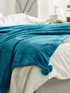 Blanket 200 x 220 cm Sea Blue SAITLER_770496