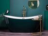Bañera de acrílico verde azulado/blanco/plateado 170 x 77 cm ANTIGUA_836594
