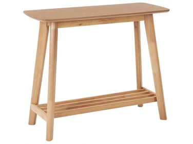 Konzolový stolík svetlé drevo TULARE