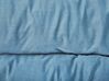 Tierbett Samtstoff blau 90 x 60 cm ERGANI_826448