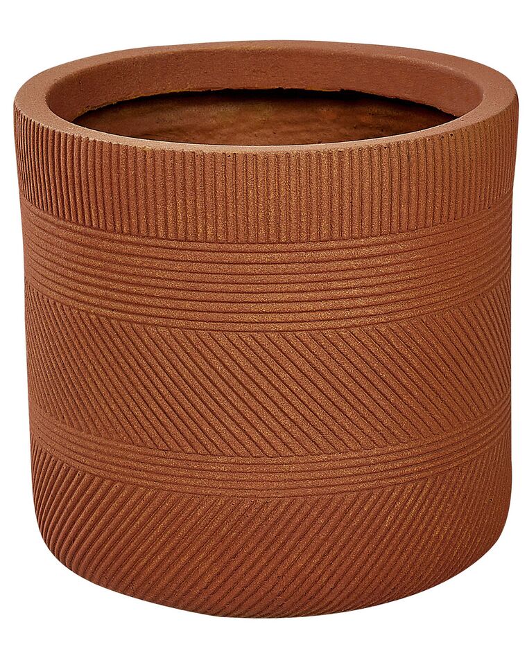 Plant Pot ⌀ 31 cm Golden Brown VOULA_871698