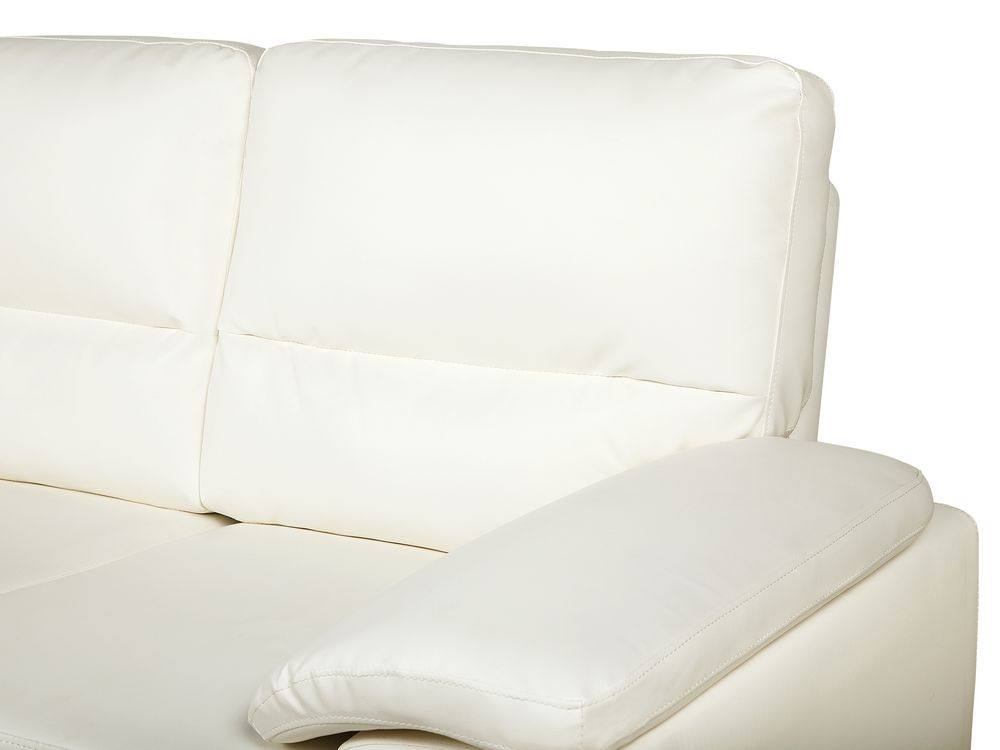 Lot De 2 Canapés En Cuir Beige, Ensemble 3-2-1 (6 Places), Classique Moderne, Occasion