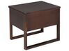 1 Drawer Bedside Table Dark Wood GIULIA_743808